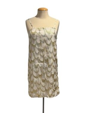 STORIA white and gold dress - sm